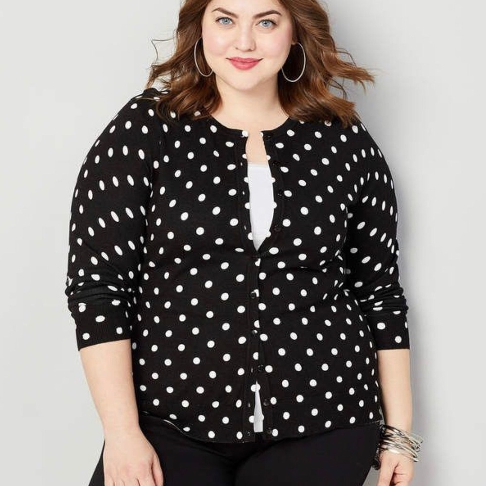 AVENUE POLKA DOT SWEATER